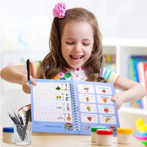 Kit 4 Cuadernos mágicos para niños/ Aprende en inglés!!!