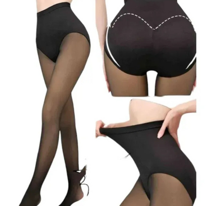 Sillk&Compress®  🦵🏽Panty con faja efecto piel y efecto push-up 🍑 Talla única.