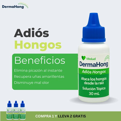 ANTI-HONGOS DERMAHONG ORIGINAL. PACK 3 UNIDADES.