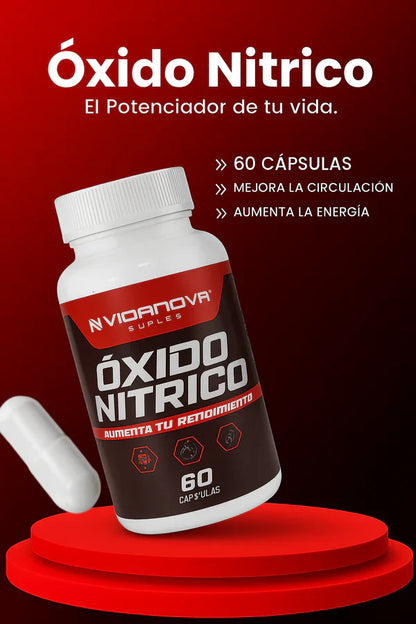 🏋️‍♂️ Óxido Nítrico 60 cápsulas de 1000 mg. 💪 Mejora tu rendimiento en un 1000% 👩‍❤️‍👨